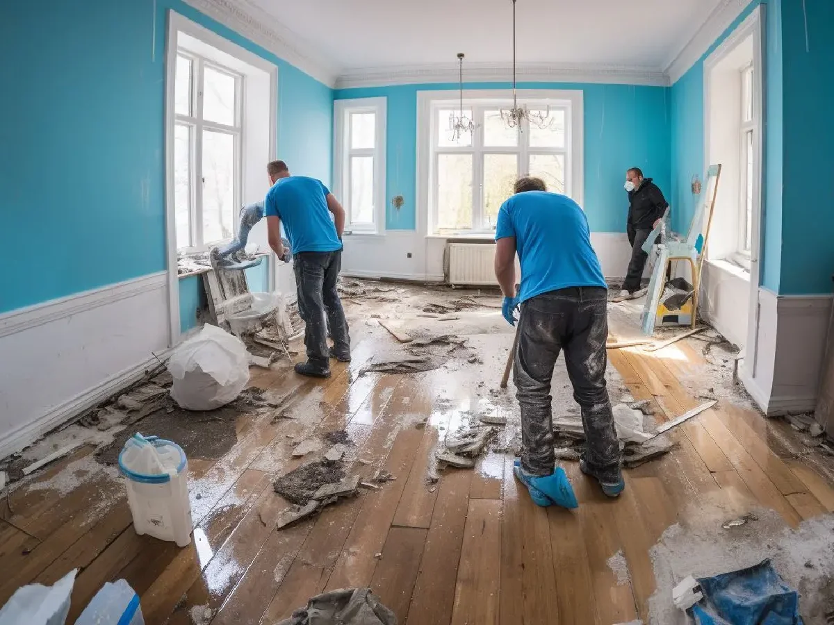 Water damage restoration service