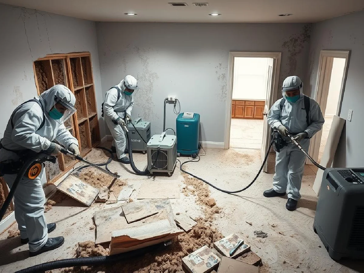 Mold remediation service