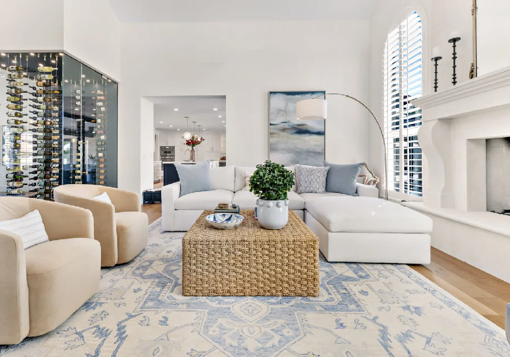 Modern restored home interior